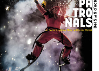 El Correfoc, imagen del cartel anunciador de las Fiestas Patronales 2018