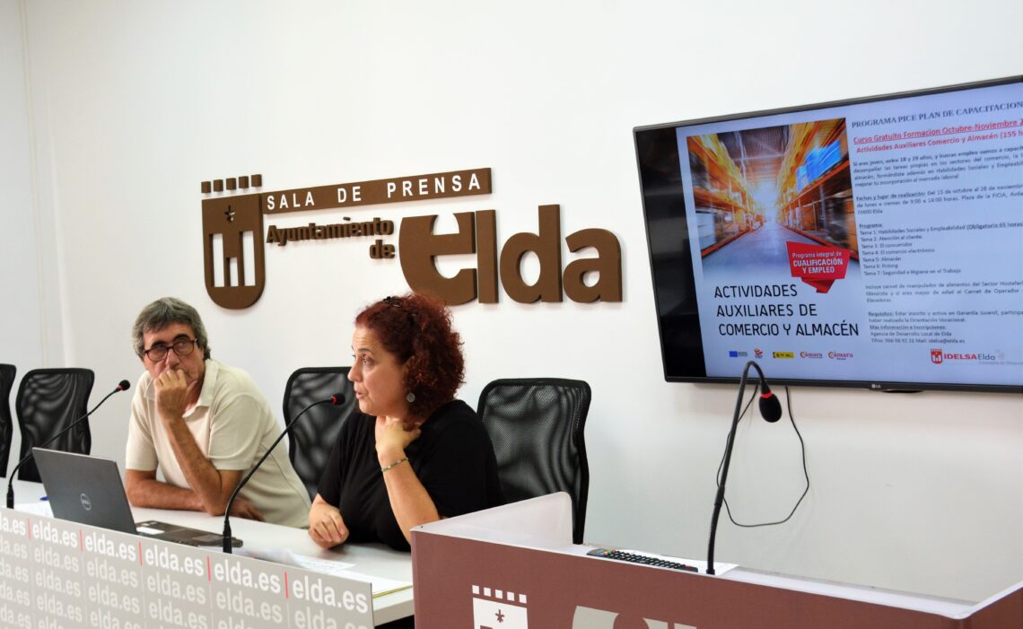 Idelsa convoca un curso gratuito de “Actividades Auxiliares de Comercio y Almacén” para jóvenes inscritos en el Programa de Garantía Juvenil