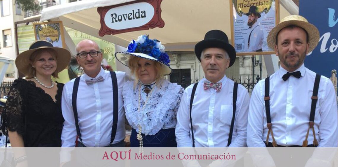 La segunda edición de Novelda Modernista se anuncia en la Feria Modernista de Alcoy