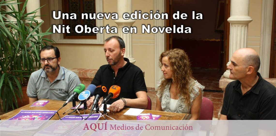 Novelda vivirá una nueva edición de la Nit Oberta