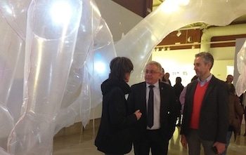 El Arca de Noé de Olga Diego atraca en la Lonja del Pescado y el MACA