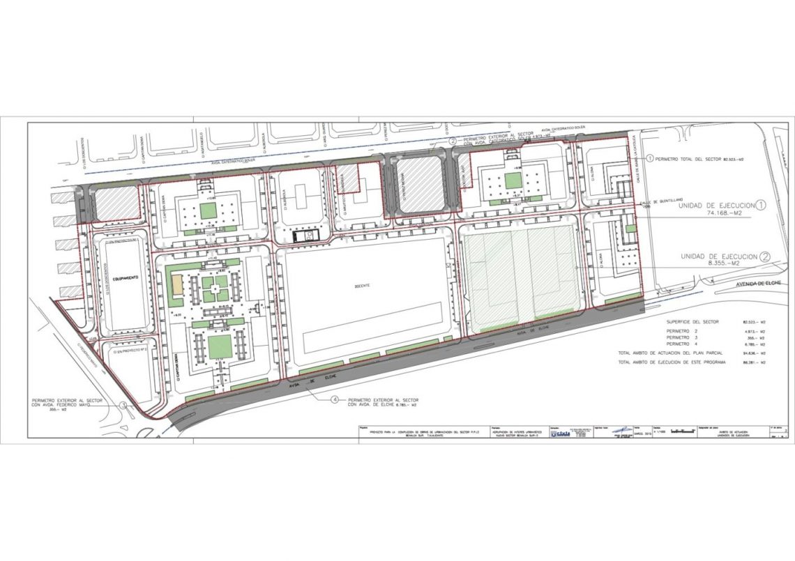 El Ayuntamiento comienza el lunes las obras de reurbanización de Benalúa Sur