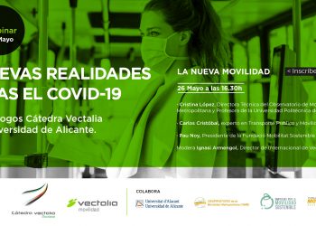 La Cátedra Vectalia organiza dos webinars sobre movilidad inteligente tras el Covid19