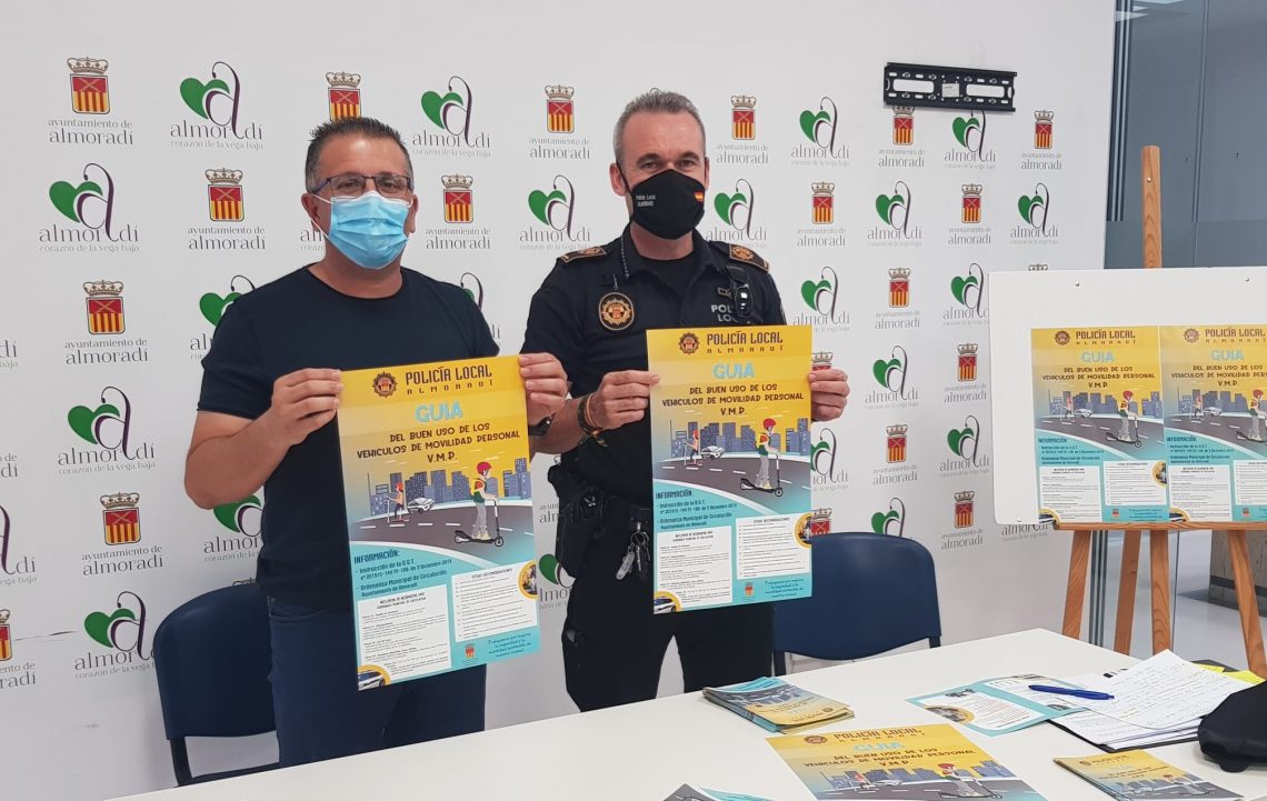 Almoradí presenta una Guía del Buen Uso de los Vehículo de Movilidad Personal V.M.P.