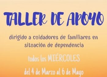 Abierto el plazo de inscripción al taller para cuidadores de personas dependientes