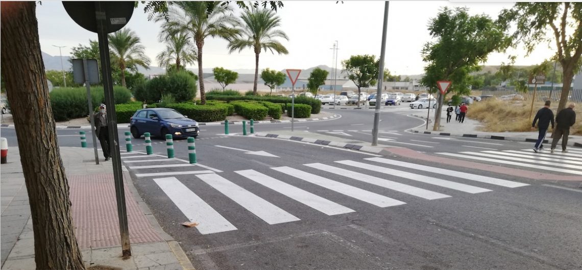Aspe realiza mejoras de seguridad en los accesos al nuevo Centro de Salud