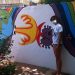 Finaliza el taller de pintura en Aspe con un espectacular mural sobre el coronavirus