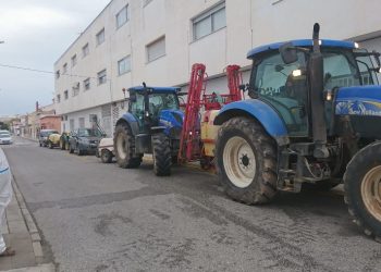 Desinfección de calles, urbanizaciones y polígonos industriales de Aspe