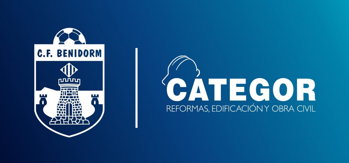 Categor, cuarta temporada consecutiva patrocinador principal del Club de Fútbol Benidorm