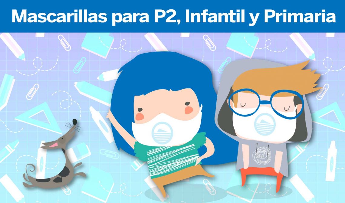 Benidorm reparte mascarillas a 6.300 alumnos y 565 profesores de P2, Infantil y Primaria