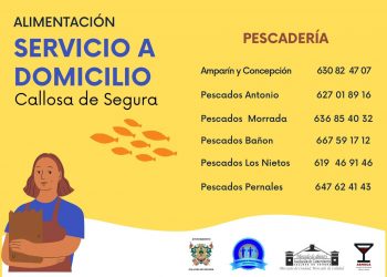 Callosa refuerza el servicio a domicilio de los establecimientos tradicionales