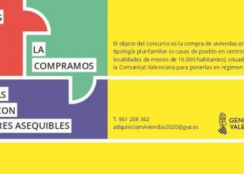 Vivienda: Campaña de compra de viviendas a particulares de la Generalitat