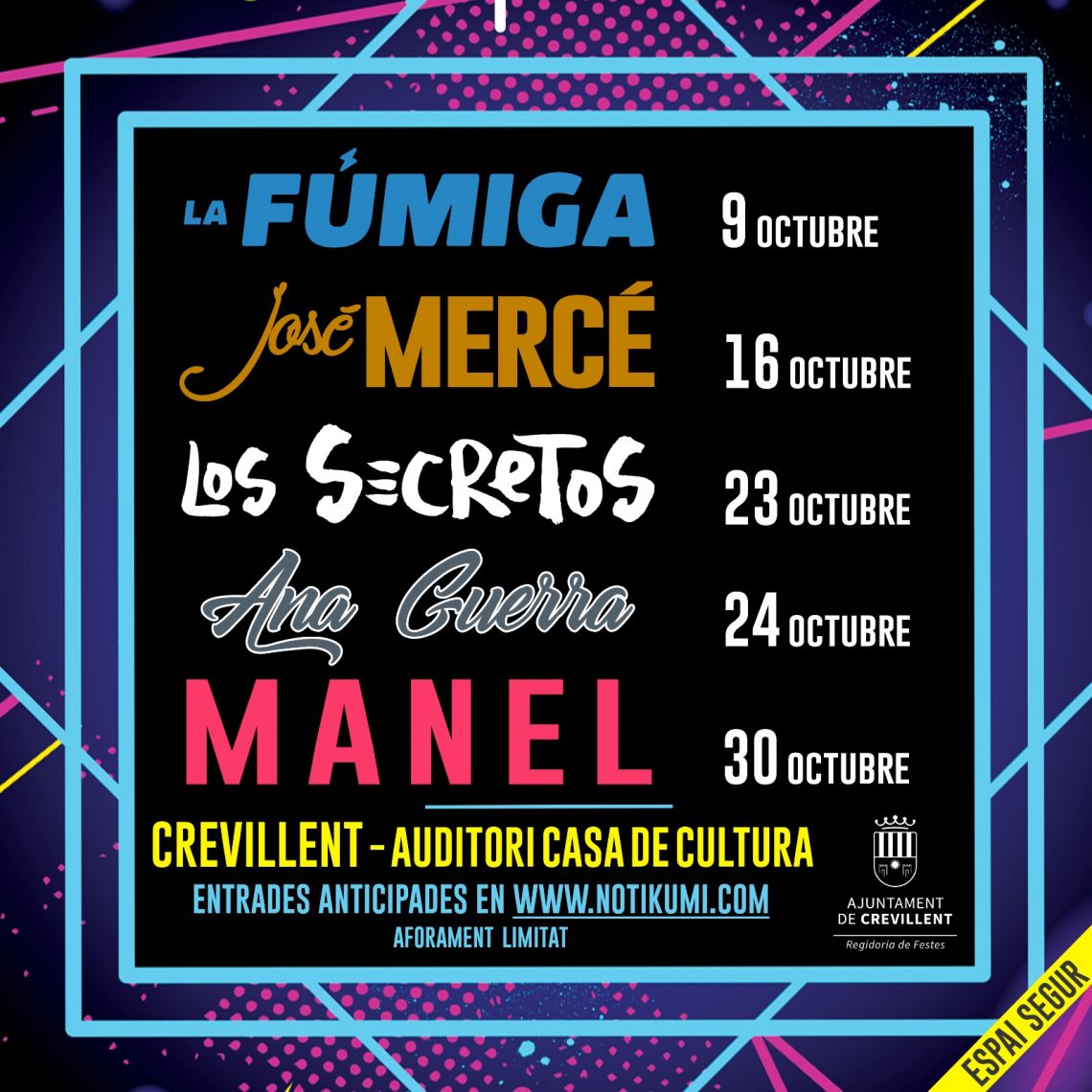 La música y la cultura segura se hacen hueco en Crevillent como alternativa a las fiestas