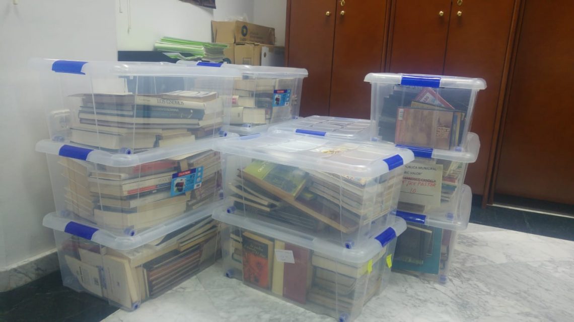 Donaciones a la Biblioteca Municipal entre los meses de enero y julio
