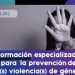 Formación especializada para la prevención de la violencia de género
