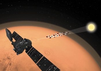 Detectada la línea verde del oxígeno en la atmósfera de Marte