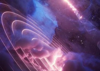 Detectada una nube de gas cósmica que late al mismo ritmo que un agujero negro cercano