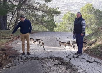 La Diputación sufraga la reapertura de los caminos afectados por la borrasca Gloria
