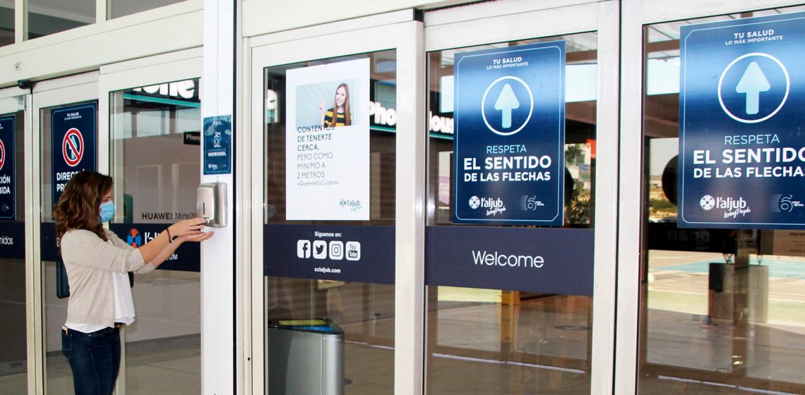 El Centro Comercial L’Aljub prepara una vuelta segura tras el Covid-19