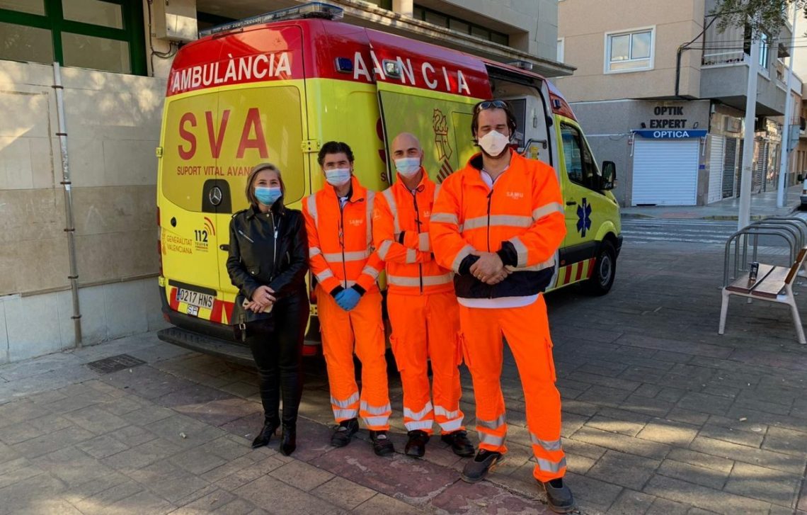 Elche cuenta con un servicio de UVI móvil ubicado en El Altet