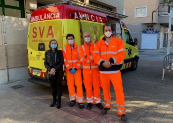 Elche cuenta con un servicio de UVI móvil ubicado en El Altet