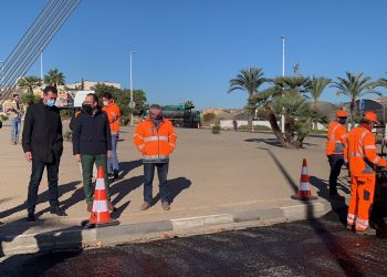 El Ayuntamiento inicia en el Pont del Bimil.lenari un plan de mejora del asfaltado