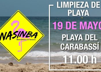 L’Aljub organiza el domingo una limpieza de playa junto a la Asociación Nasinba