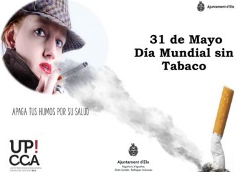 El Ayuntamiento de Elche se une a la celebración del Día Mundial sin Tabaco