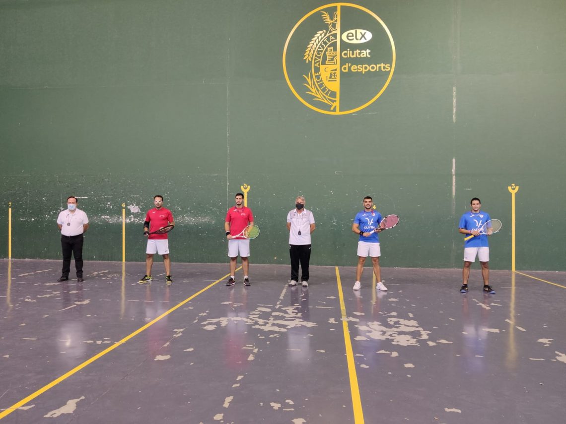 Mal comienzo para los equipos del Club Frontenis Elche