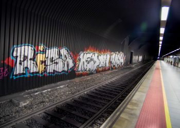 La Policía Local detiene a cuatro grafiteros