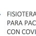 El Hospital de Elche difunde vídeos de ejercicios destinados a pacientes con Covid19
