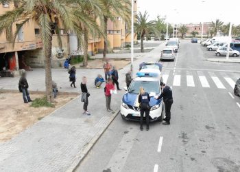 elche-policia-local-palmerales-control-abril-2020