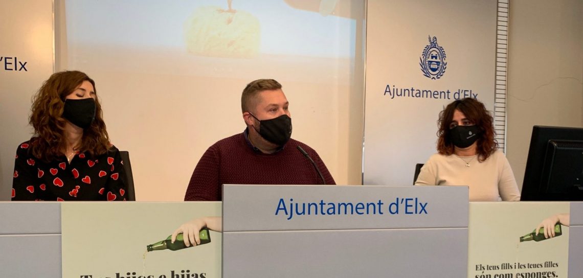 Elche lanza una campaña para sensibilizar a las familias sobre el consumo de alcohol