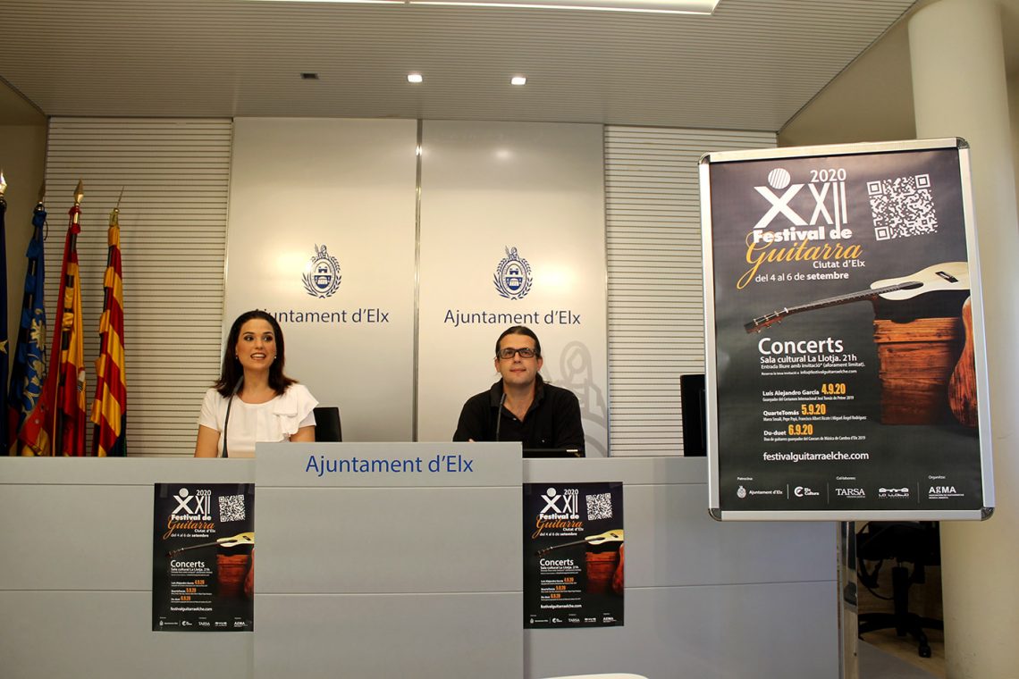 El Festival de Guitarra ‘Ciutat d’Elx’ se celebrará durante el mes de septiembre