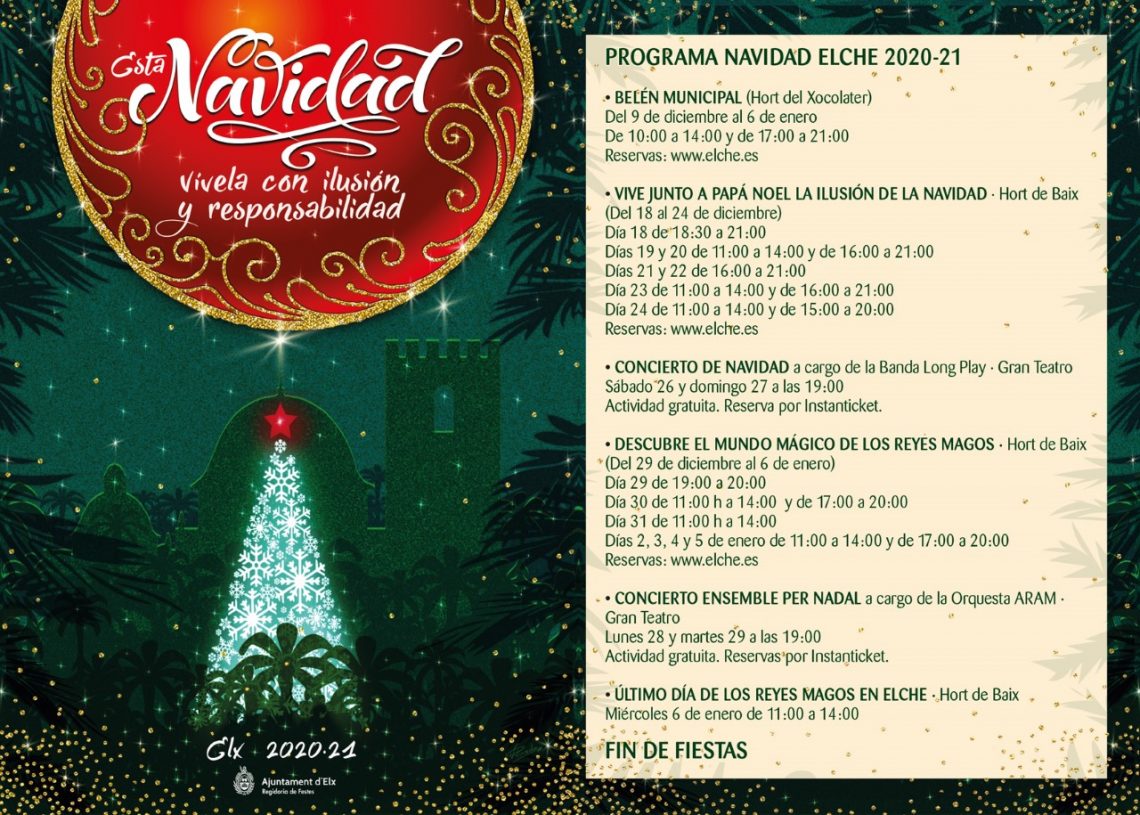 Elche prepara un mundo mágico de fantasía para los más pequeños durante la Navidad