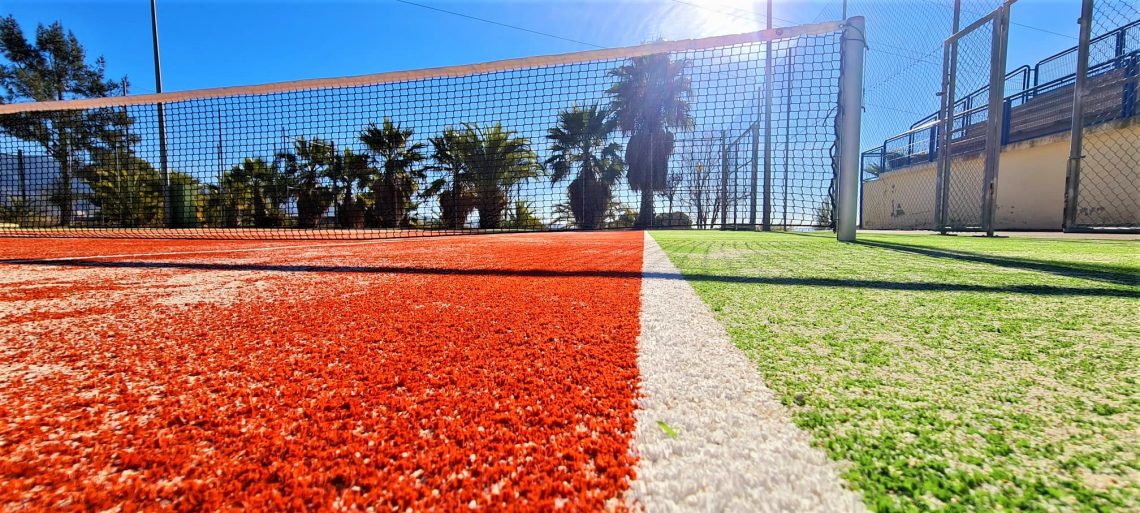 Los trabajos de remodelación de las pistas de tenis de San Crispín concluyen