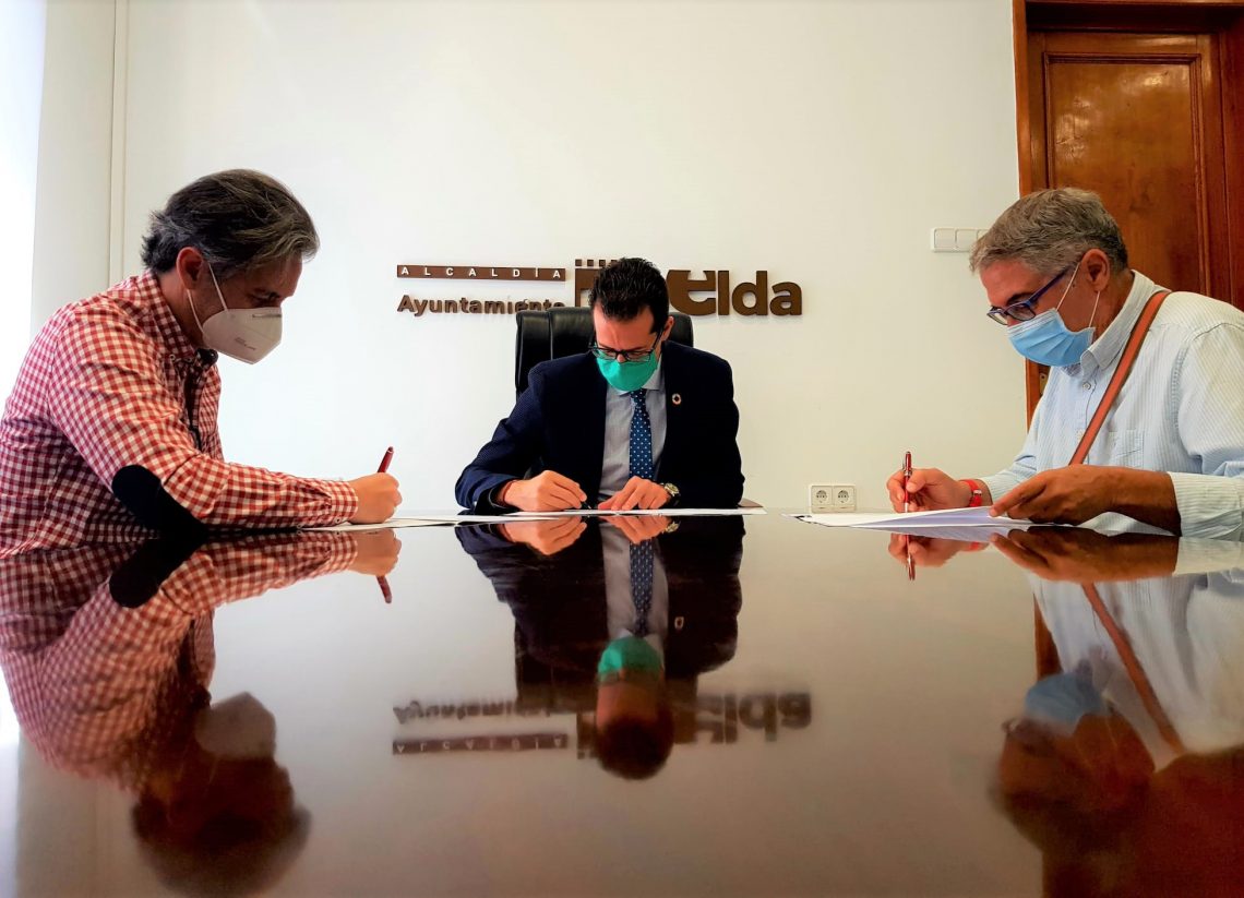 El Ayuntamiento de Elda firma el convenio de colaboración con el CBM Elda Prestigio