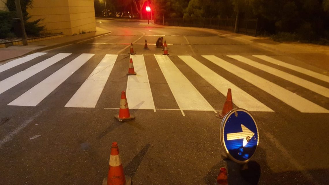Seguridad Ciudadana y Transporte retoma los trabajos de repintado de la ciudad