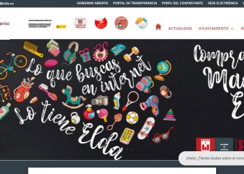 La web del Ayuntamiento de Elda registró 571.552 visitas a lo largo de 2020