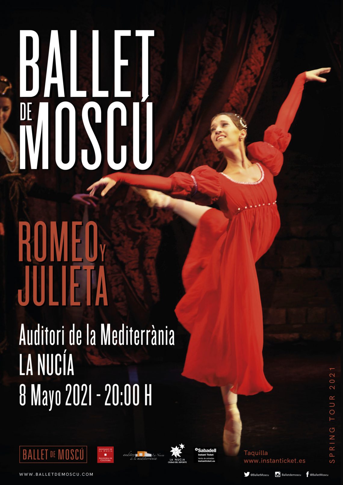 “Romeo y Julieta” del Ballet de Moscú se aplaza a mayo de 2021