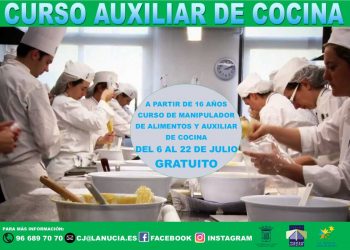 Curso gratuito de “Auxiliar de Cocina” para jóvenes desemplead@s