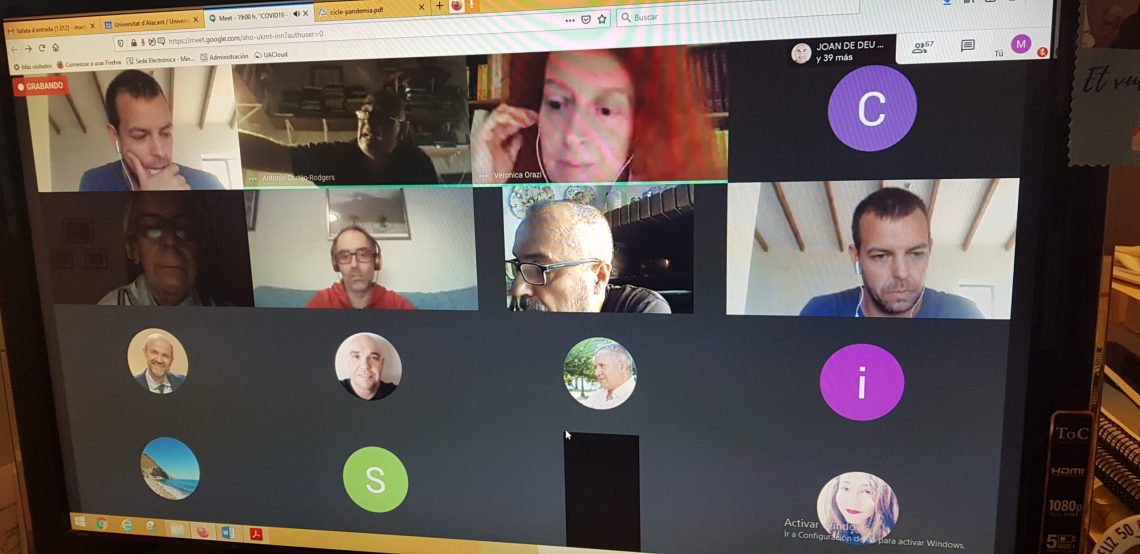 La conferencia on-line “COVID-19 Literatura, TIC…” de la Seu congregó a 58 personas