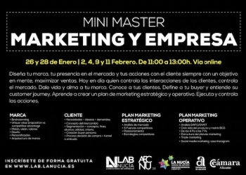 Empieza el “Mini Master Marketing y Empresa” gratuito del Lab_Nucia