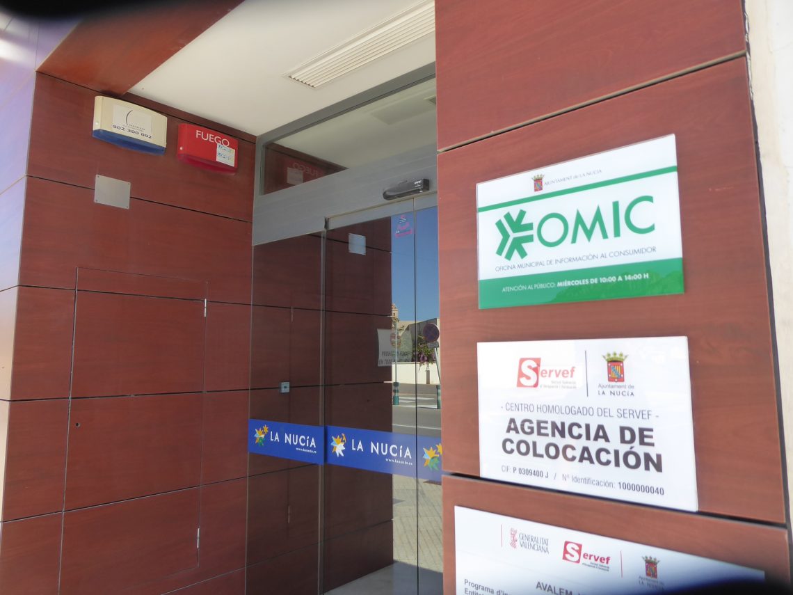 La OMIC La Nucía atiende a “distancia” toda la semana