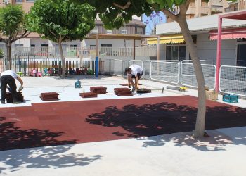 Recta final de las obras del Plan Edificant en el CEIP Jorge Juan de Novelda