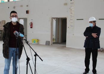 Avanzan en Novelda las obras del Plan Edificant en el colegio Alfonso X El Sabio