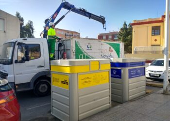 novelda-reciclaje-camion-pluma-enero-2019
