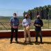 El alcalde y el concejal de Deportes visitan los terrenos donde se ubicarán las instalaciones deportivas de Molins