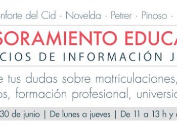 La COMIJ del Alto y Medio Vinalopó crea un servicio de asesoramiento educativo telemático