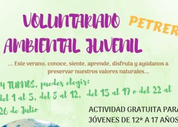 60 jóvenes de Petrer participarán en el voluntariado ambiental juvenil del campamento de Caprala